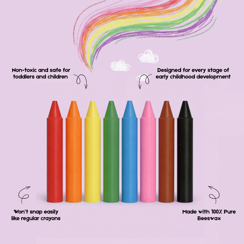 HoneyHue Beeswax Crayons