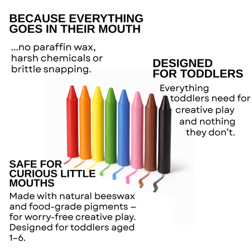 HoneyHue Beeswax Crayons